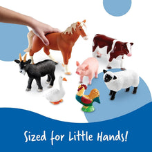 Load image into Gallery viewer, 7-Piece Jumbo Farm Animal Set - Colorful Learning Toys for Toddler Play