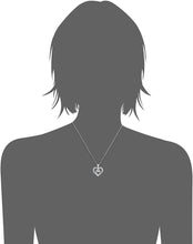 Load image into Gallery viewer, Timeless Sterling Silver Mother &amp; Son Heart Pendant - Perfect for Any Occasion