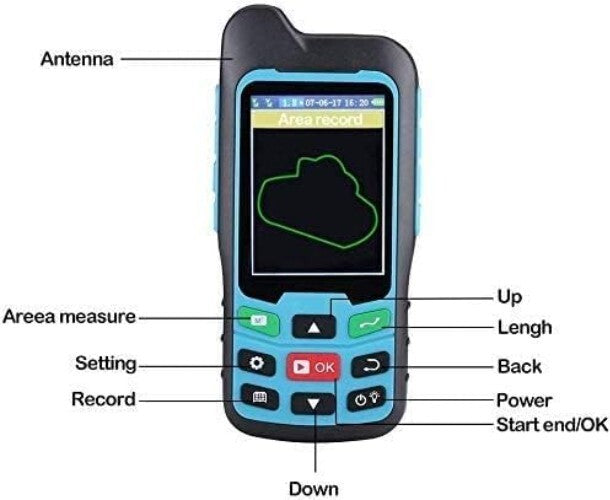 Versatile Handheld GPS with 12 Hours Battery - Ideal for Surveying & Agriculture