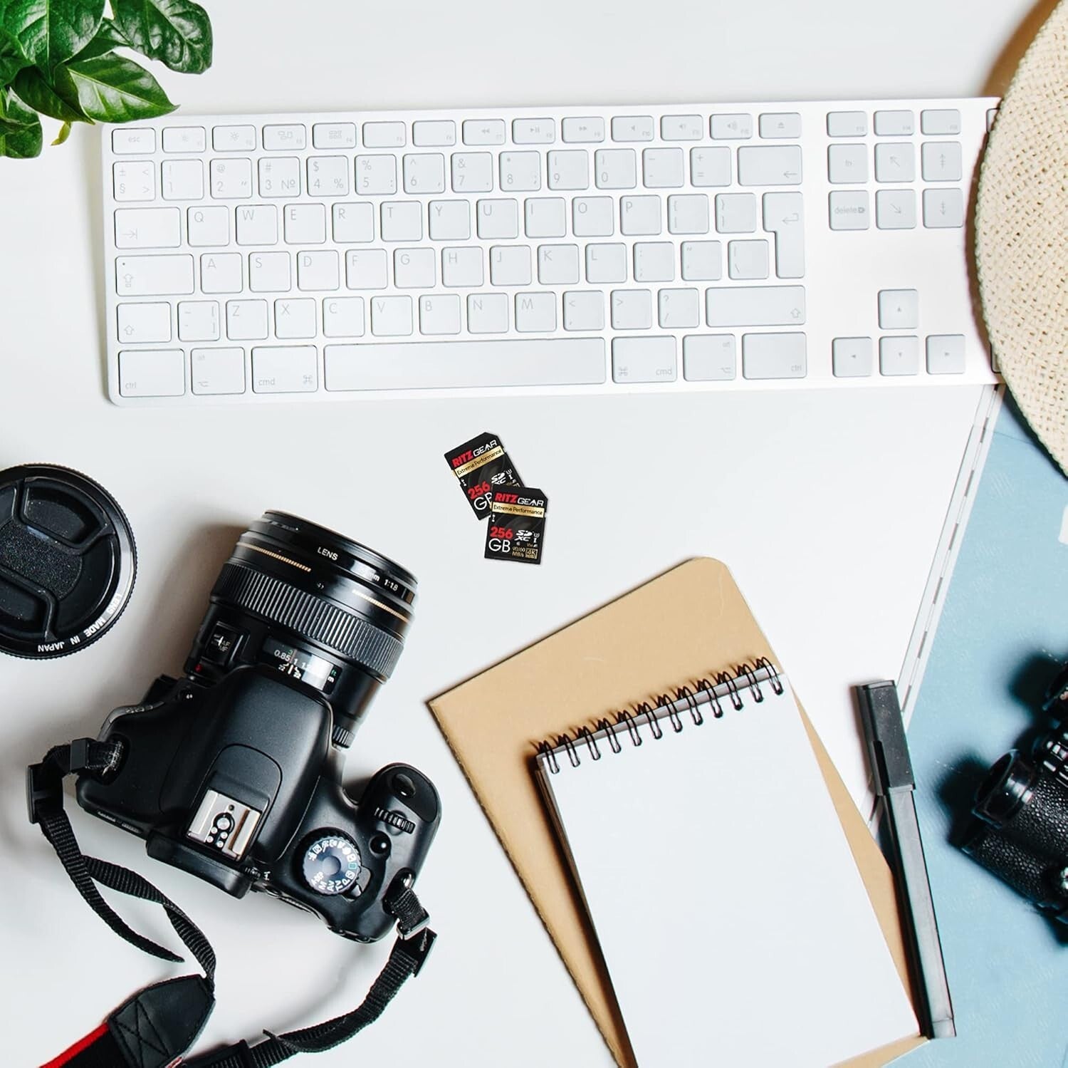 High-Speed 256GB SD Card for 4K Videos, Waterproof & Shockproof Protection