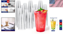 Load image into Gallery viewer, Versatile 20 oz Clear Drinking Cups - Perfect for Birthdays &amp; BBQs, 1000 Count