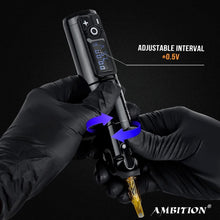 Load image into Gallery viewer, Ergonomic Tattoo Pen Machine - Water-Resistant with RCA Adapter &amp; Charging Cable