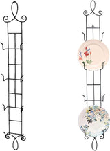 Load image into Gallery viewer, Functional Wall Plate Display Rack - 2pc Set, 42-Inch, Taiwan Craftsmanship