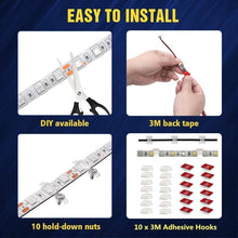 Load image into Gallery viewer, 50FT Waterproof Multi-Color LED Strip Lights for Boats - Remote Controlled