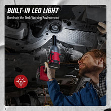 Load image into Gallery viewer, Portable 20V Brushless Impact Gun Kit with Fast Charger and Bright LED Light