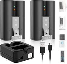 Load image into Gallery viewer, Rechargeable Battery Pack with Dual Charging Station for Ring Security Cameras