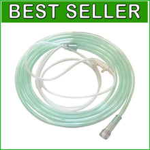 Load image into Gallery viewer, Soft Clear Adult Cannula - 7' Kink-Resistant Tubing, Case of 50 for Comfort