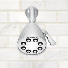 Load image into Gallery viewer, Polished Chrome High Pressure Shower Head with Adjustable Anystream Technology