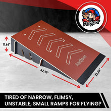 Load image into Gallery viewer, Durable Skateboard &amp; Bike Ramp - Versatile Jump Structure for Kids &amp; Scooters