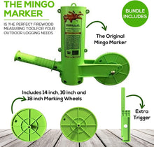 Load image into Gallery viewer, Precision Firewood Cutting Tool with 14", 16" &amp; 18" Adjustable Marking Wheels