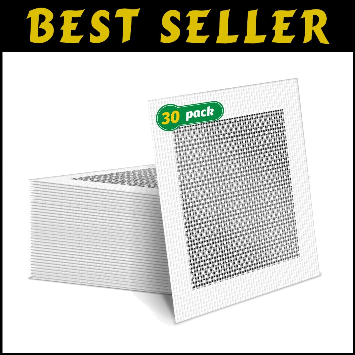 30Pcs 4 Inch Self-Adhesive Drywall Patch Kit - Easy Wall Repair Solution