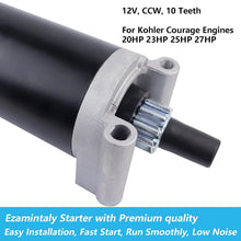 Load image into Gallery viewer, Reliable Kohler Courage Starter Motor &amp; Relay - Compact &amp; Lightweight Design