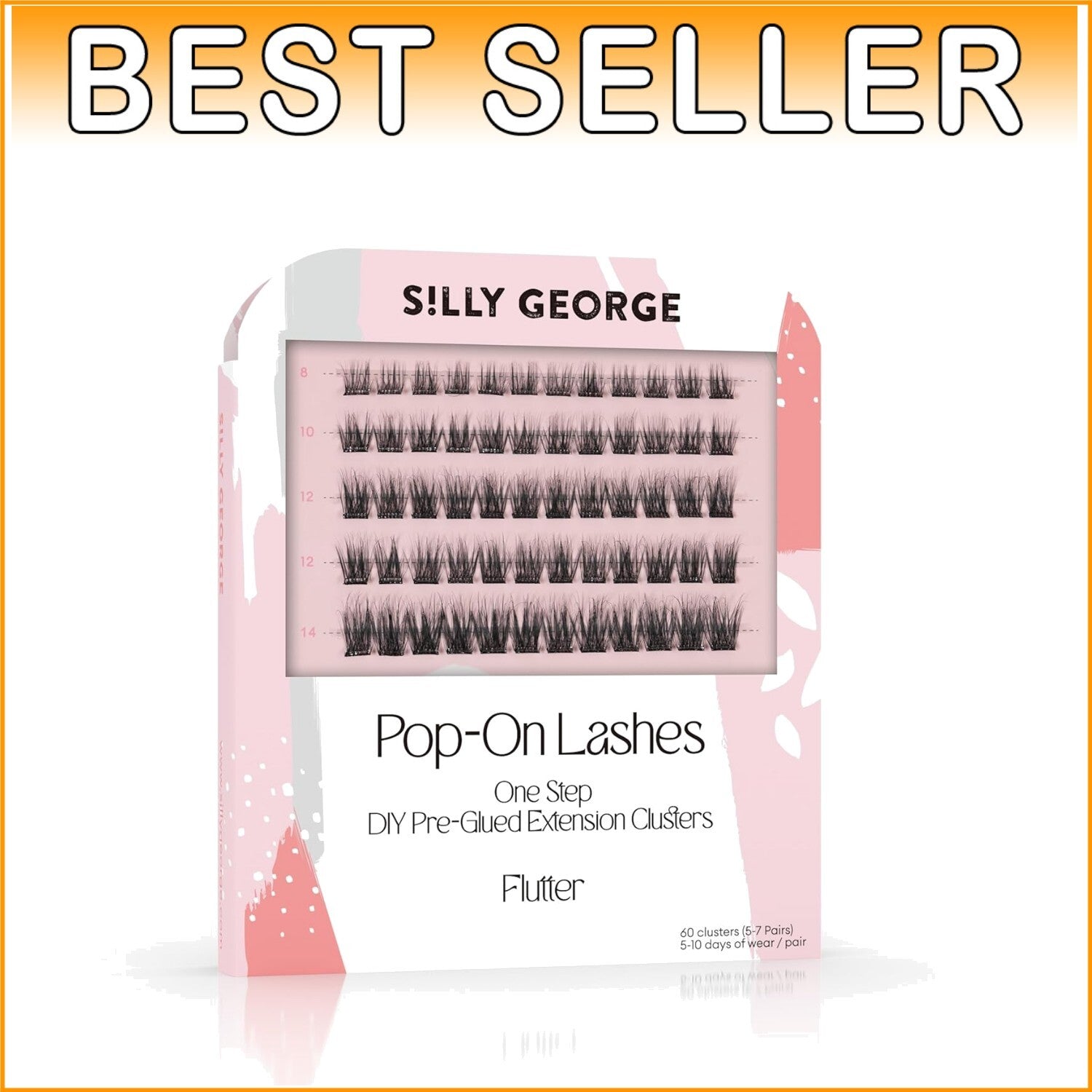 Cruelty-Free DIY Lash Clusters: Natural Look with Fast Application - Pack of 60