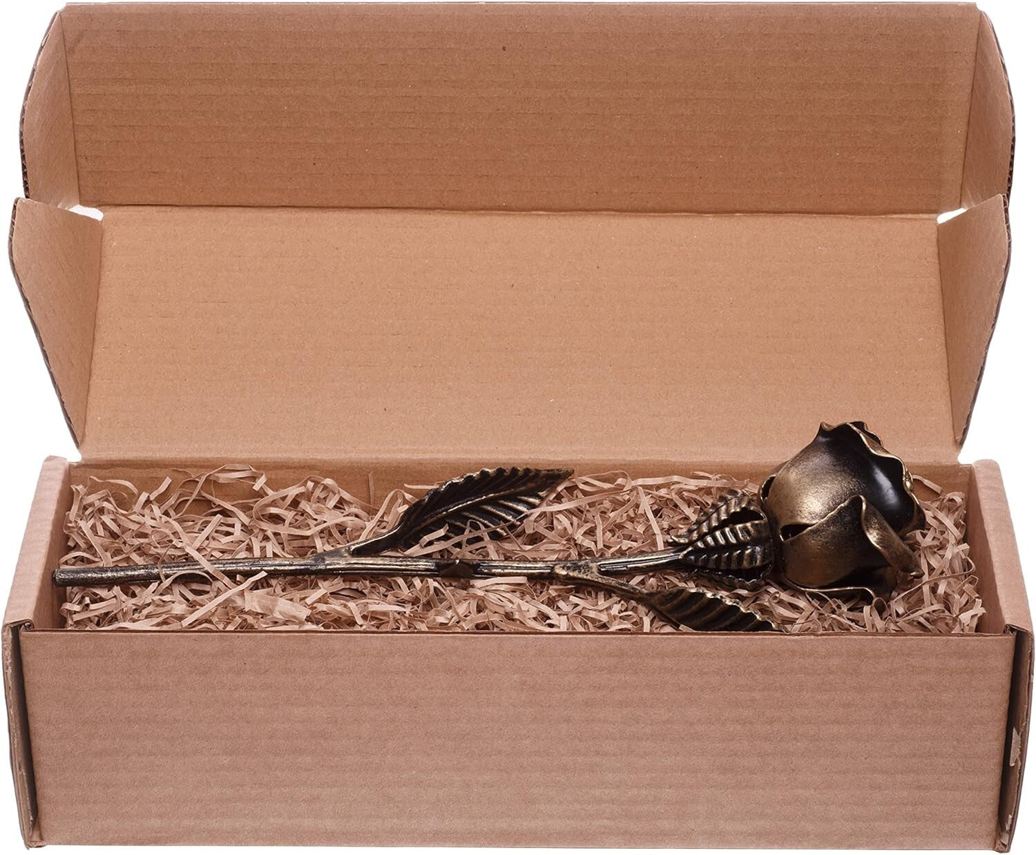 Elegant Handcrafted Bronze Rose - Perfect for Valentine’s Day and Weddings