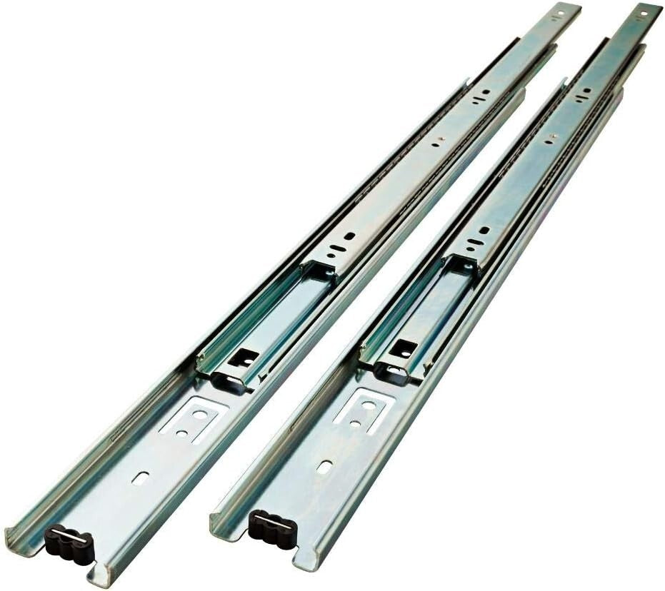 10 Pairs 16-Inch Zinc Ball Bearing Drawer Slides - 100 lbs Side Mount Solution