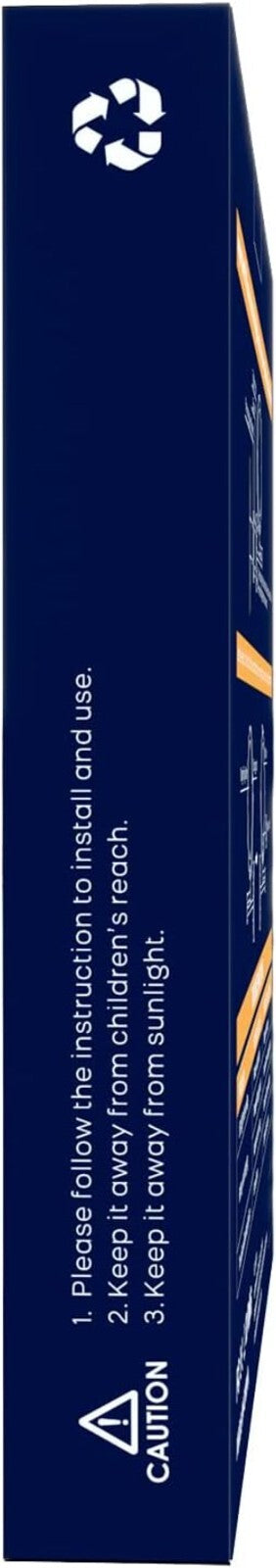 Double-Sided 8-Inch Wall-Mounted Mirror with 10X Magnification - Polished Silver