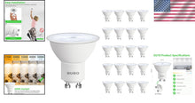 Load image into Gallery viewer, Energy-Efficient GU10 LED Bulb 6W, 650 Lumens Daylight - 20 Bulbs for Home Use