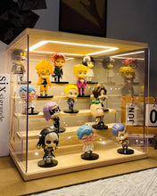 Load image into Gallery viewer, Dustproof 12.6 x 9.6 x 10.6 Acrylic Display Stand with 4 Tiers and Sliding Doors