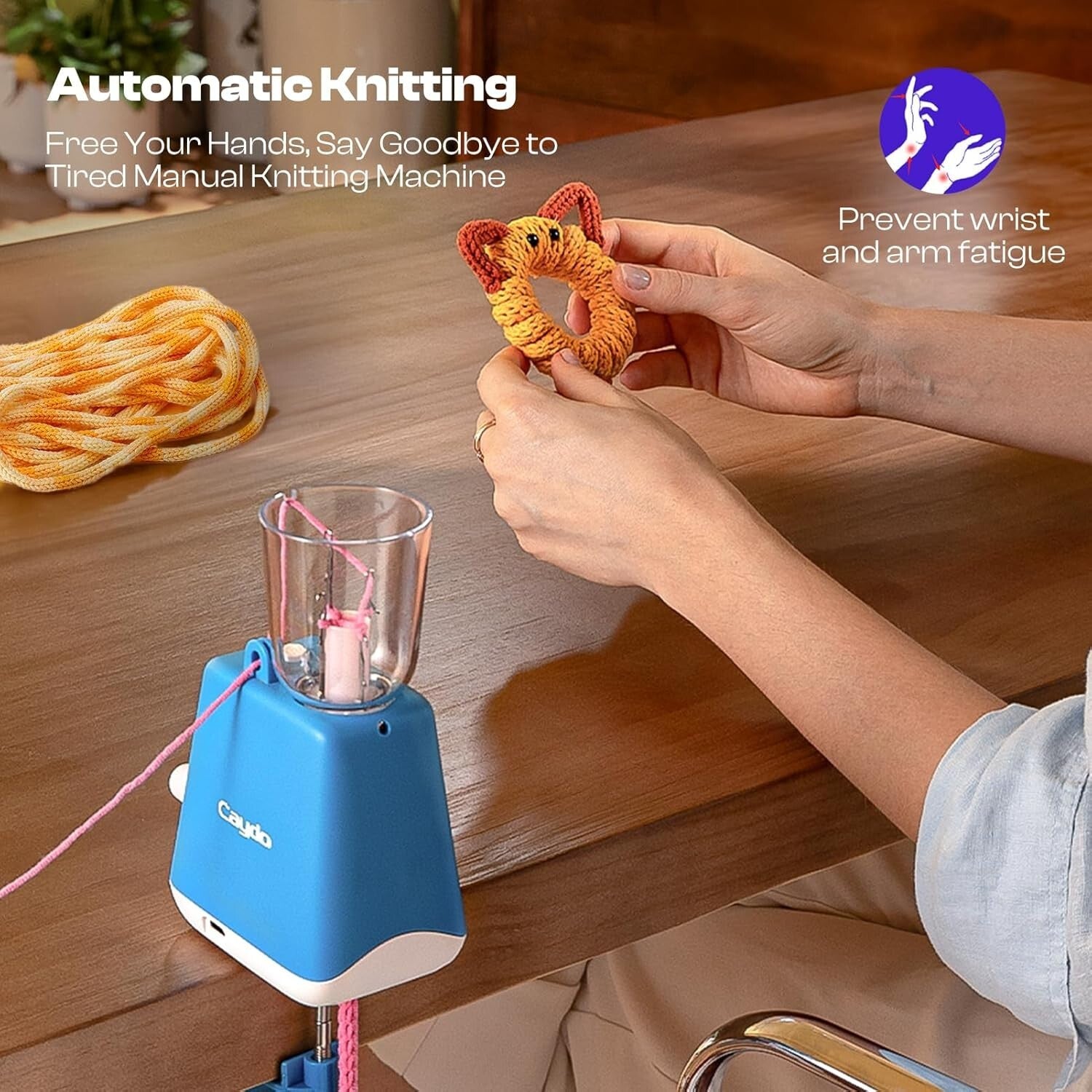 Durable i-Cord Crocheting Machine - Revolutionize Your Crafting Experience