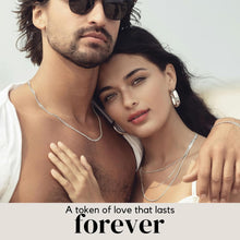 Load image into Gallery viewer, 925 Sterling Silver Dainty Box Chain Necklace 1mm - Waterproof &amp; Hypoallergenic