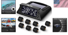 Load image into Gallery viewer, 8-Sensor TPMS for RVs - Advanced Tire Pressure Monitoring with 7 Alarm Modes