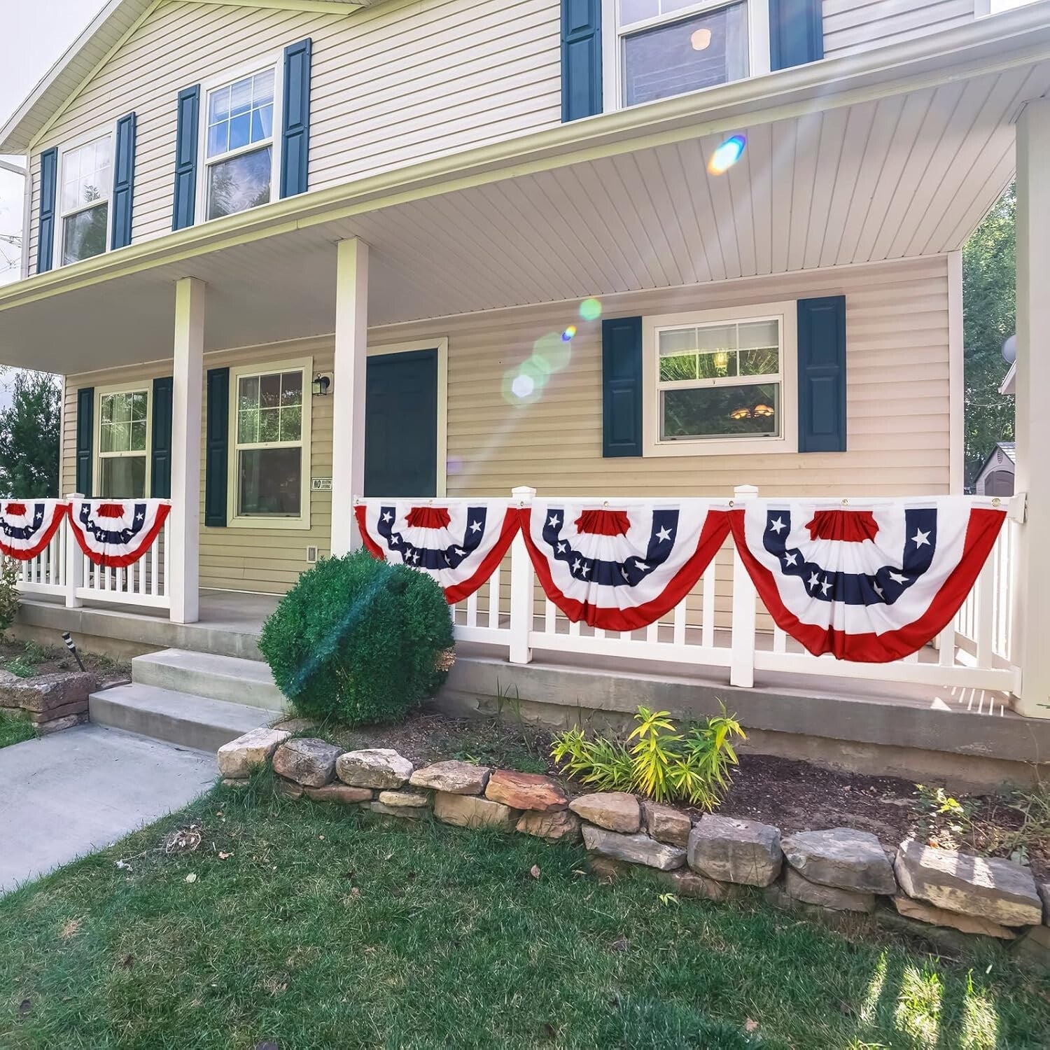 Beautiful Stars and Stripes Party Bunting - Essential for Patriotic Celebrations
