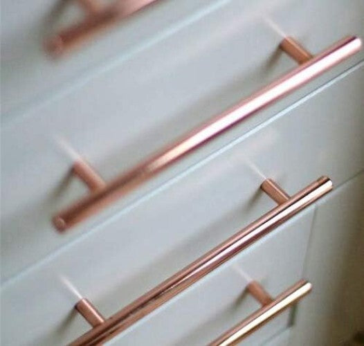 Durable 25-Pack Copper Bronze Pull Handles - 5 In Hole Center Mounting