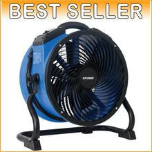 Load image into Gallery viewer, Professional Grade 2100 CFM Adjustable Utility Fan with Timer - 4 Speed Control