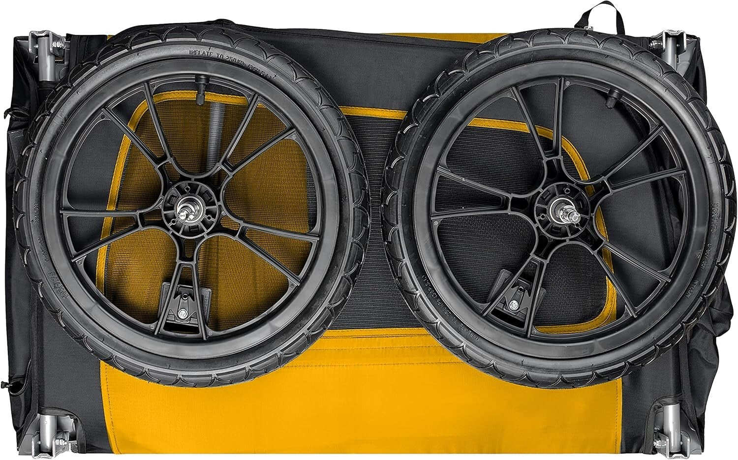 Compact Folding Pet Bike Trailer with Safety Features for Adventurous Pet Owners