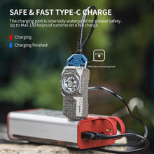 Load image into Gallery viewer, Ultra-Bright 900 Lumen LED Mini Flashlight - Magnetic, Rechargeable &amp; Waterproof