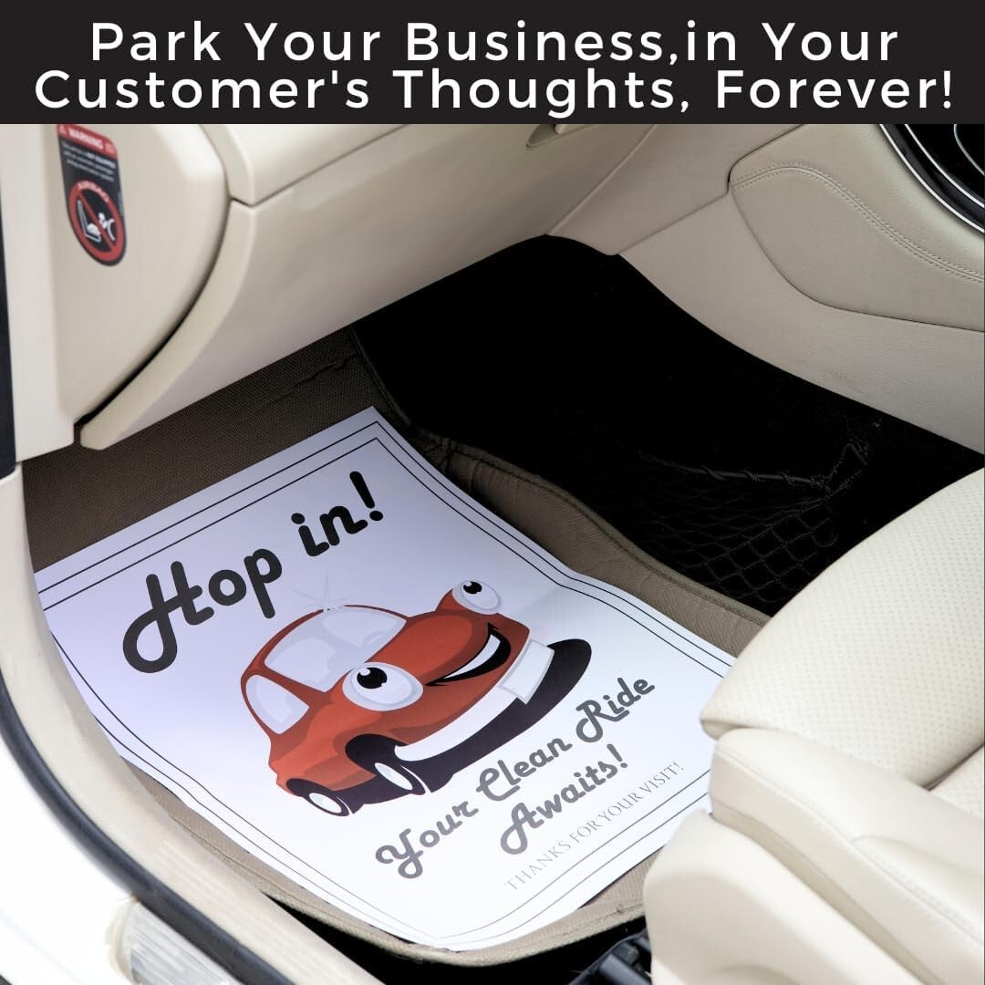 200 Eco-Friendly Disposable Paper Floor Mats for Cars - Ultimate Protection