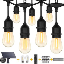 Load image into Gallery viewer, Remote Control Solar String Lights 100FT - 30+2 Shatterproof Bulbs for Parties