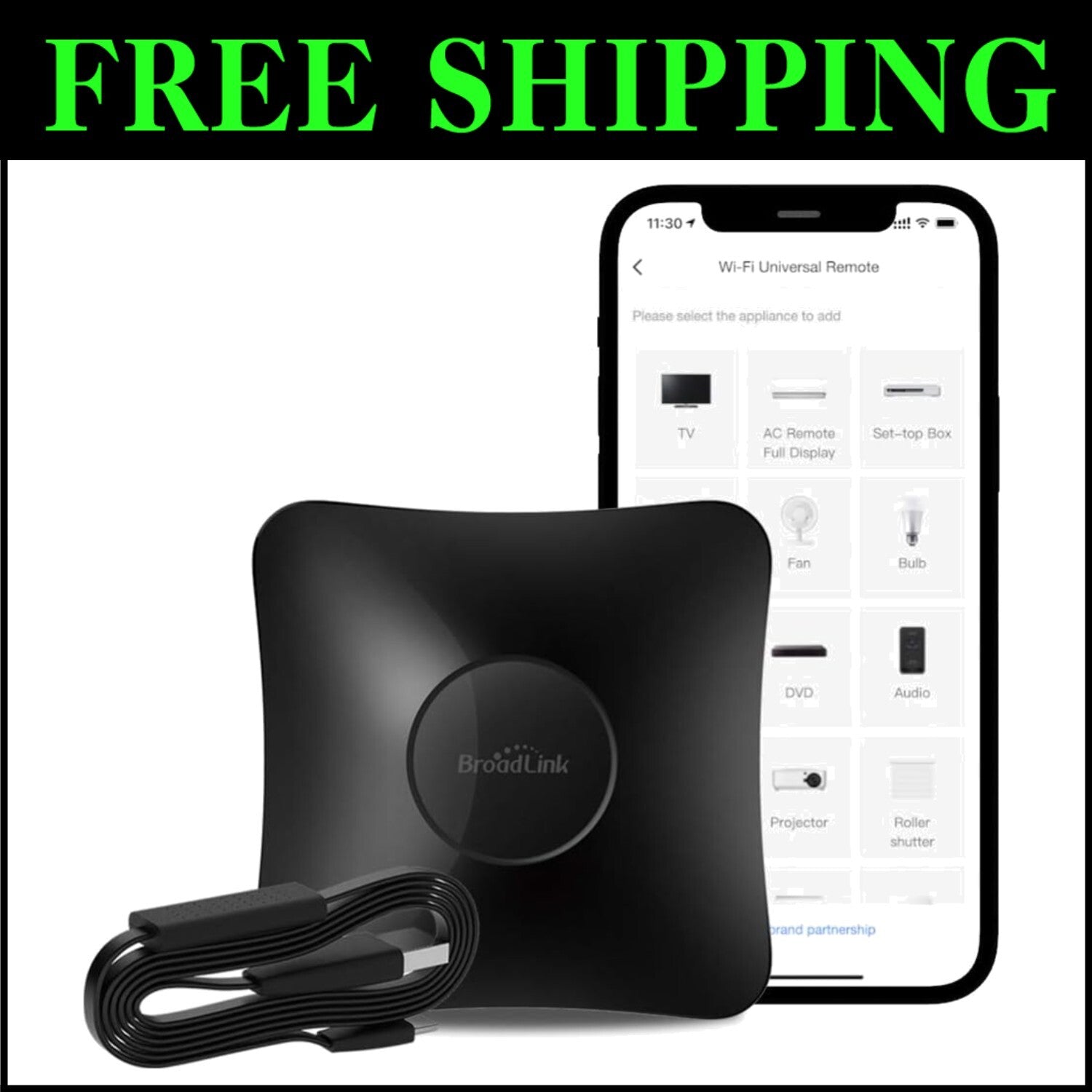 2.4 GHz Wi-Fi Remote & Sensor Set: Smart Home Solution with Voice Control