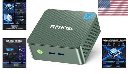 Powerful Intel N150 Mini PC, 16GB RAM & 512GB SSD - Ideal for Business & Home