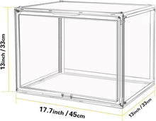Load image into Gallery viewer, Versatile XL Stackable Plastic Storage Bins - Perfect for Helmets, Shoes &amp; More