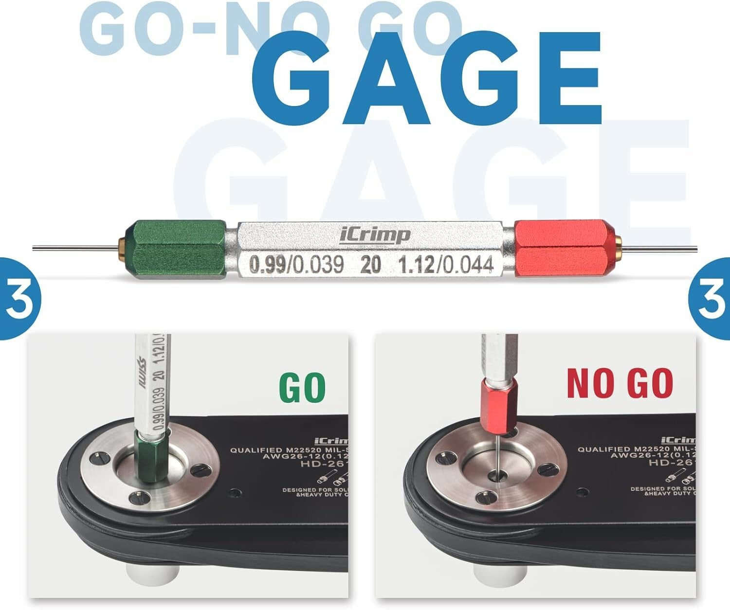 Precision Deutsch Crimping Tool for 12, 16, 20 AWG Contacts – Ergonomic Design