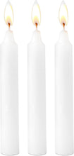 Load image into Gallery viewer, 72 Classic White 6-Inch Taper Candles – Dripless &amp; Smokeless for Any Occasion
