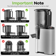 Load image into Gallery viewer, Elegant 5.8" Chute Juice Extractor with 400W Power for Whole Fruits &amp; Veggies