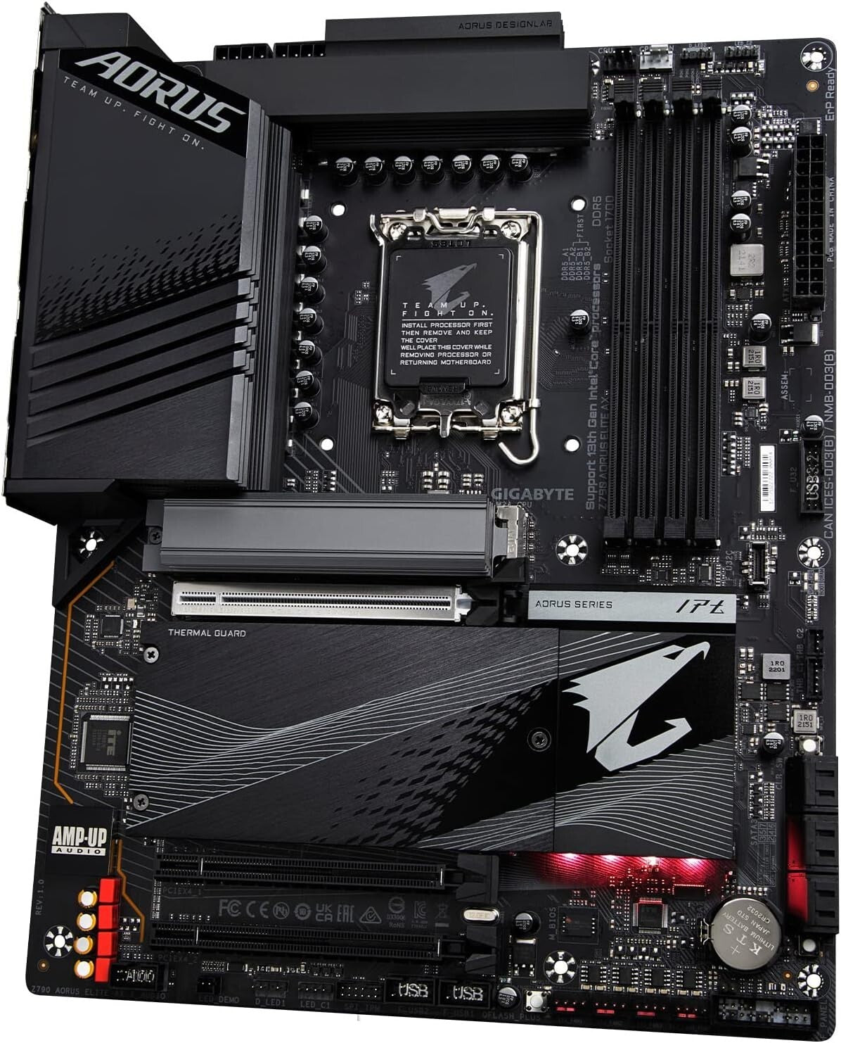 Advanced Gaming Motherboard: LGA 1700 Socket, Quad M.2 & Enhanced Thermal Design