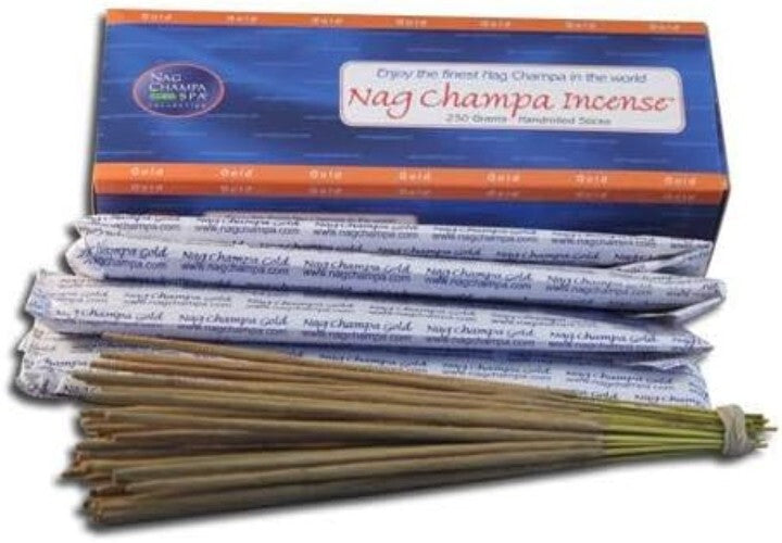 Nag Champa Gold Incense Sticks - 500 Handcrafted Sticks for Spiritual Practices