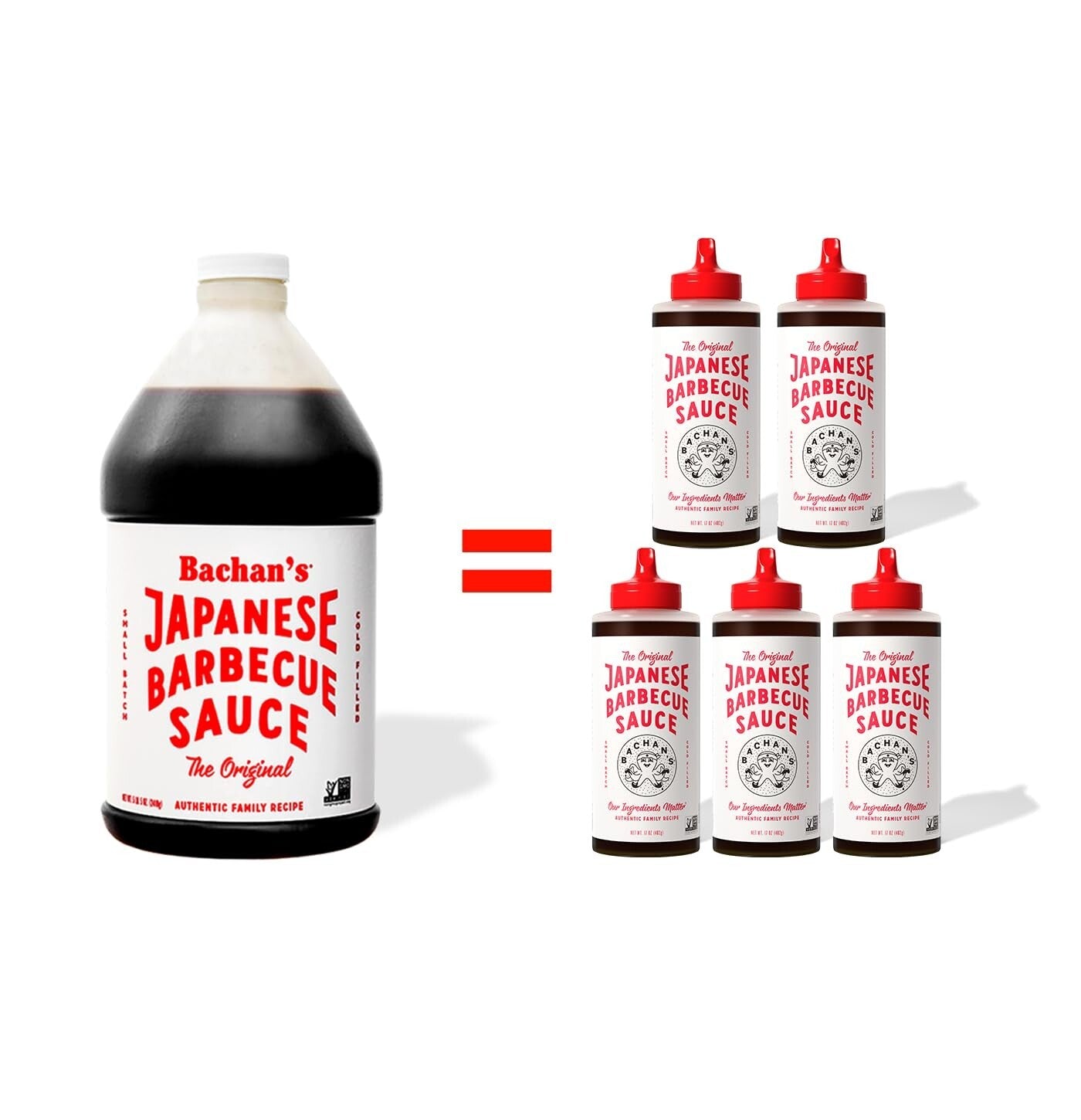 Original Japanese BBQ Sauce - Half Gallon, GMO-Free & Fresh Cold-Filled Flavor