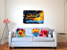 Load image into Gallery viewer, Complete Latch Hook Rug Craft Kit: Create Your Own Turtle Design - 39.4x23.6in