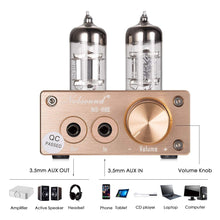 Load image into Gallery viewer, Lightweight NS-08E Vacuum Tube Amp: 1100mW Sound for Headphones &amp; Speakers