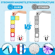 Load image into Gallery viewer, Durable 138PCS Magnetic Blocks Set with Cars - Creative Montessori Learning