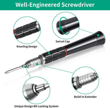 Load image into Gallery viewer, Ergonomic Magnetic Screwdriver Set: 55 Precision Bits for Electronics Repair
