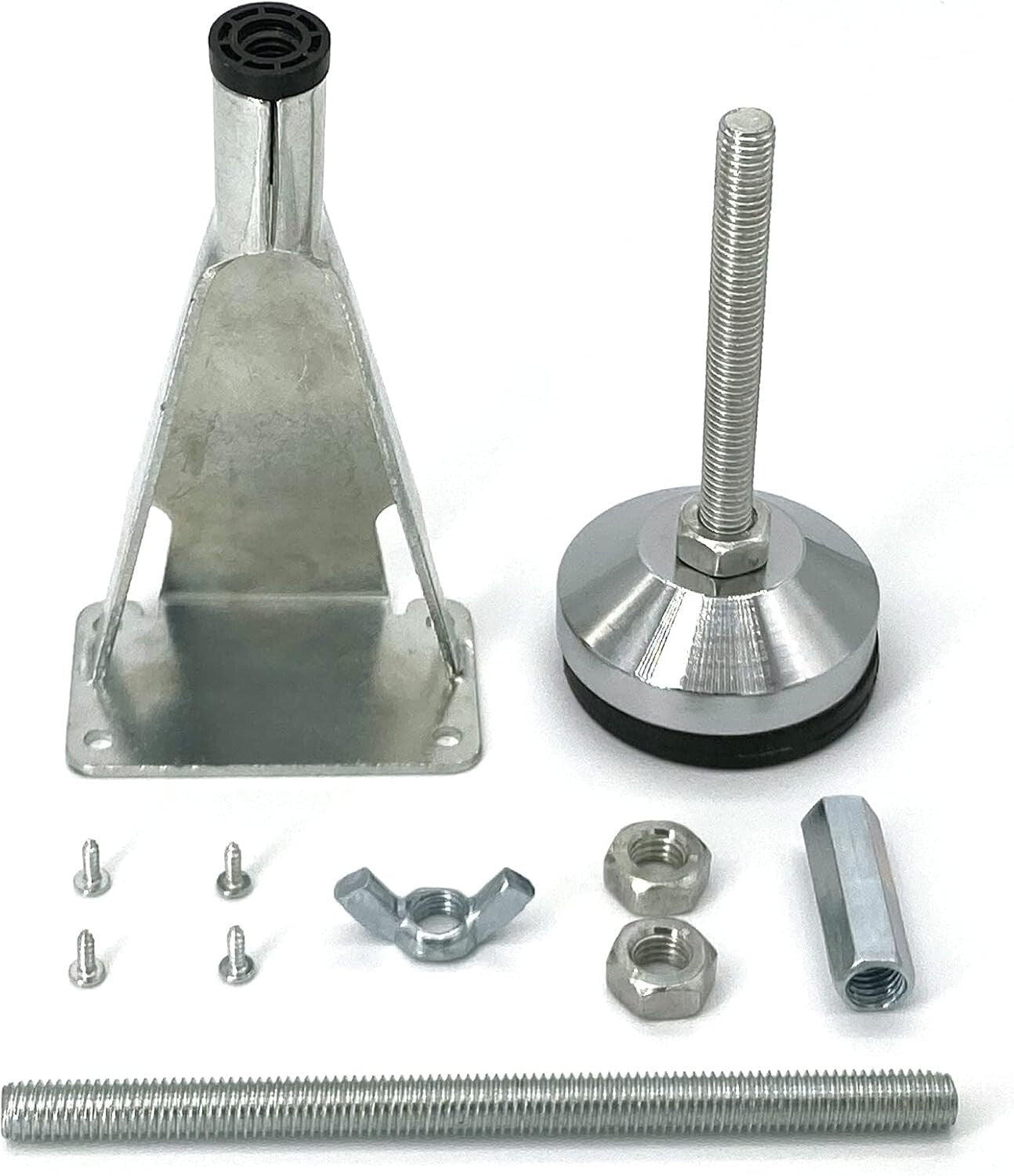 Durable 600 lbs Weight Capacity Adjustable Support Legs for Bed Frame - 6 Pack