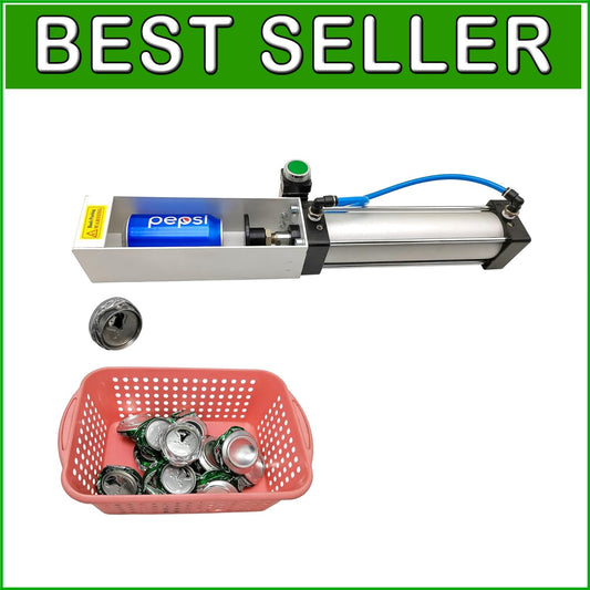 Durable Alloy Steel Can Crusher with Button Valve - Space-Saving Recycling Aid