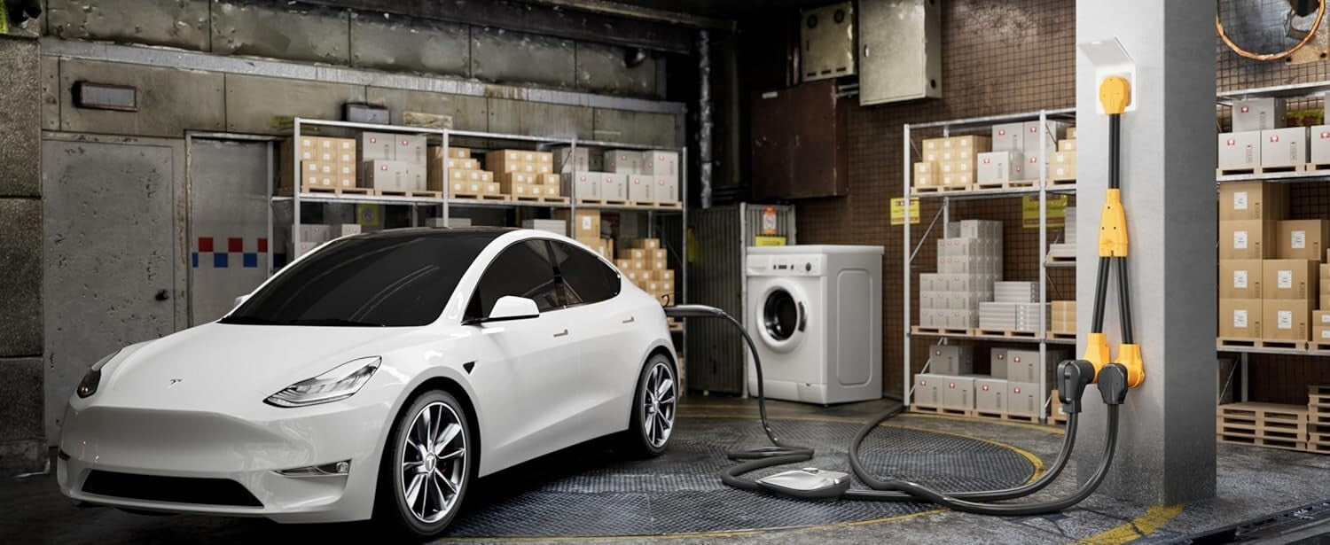 4-Prong 30AMP Adapter Cable - Connect EVs to Dryer Outlets Efficiently