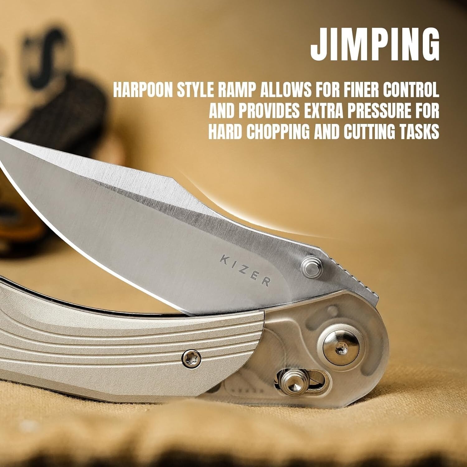 Ambidextrous Mini Mystic Pocket Knife - 3.2-Inch Nitro-V Blade with Clutch Lock