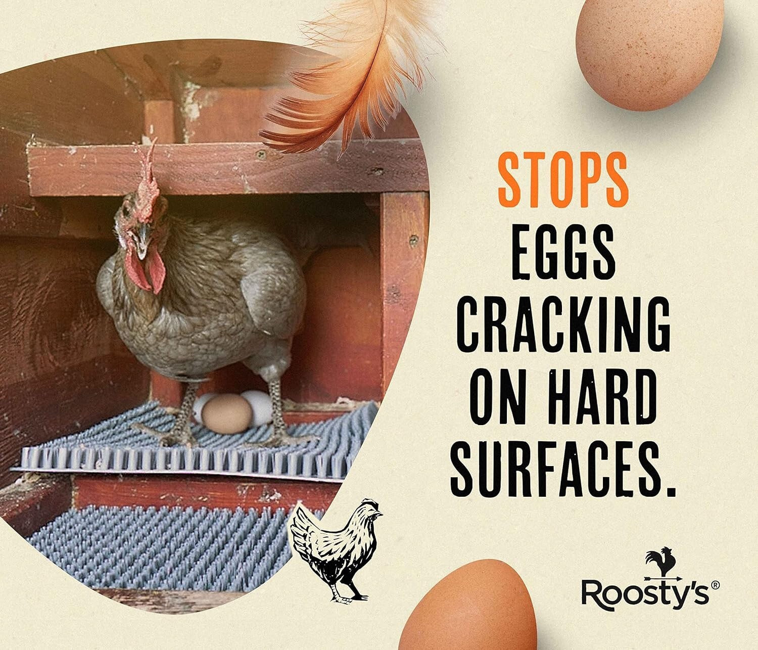 Durable Chicken Nesting Liners - 6 Waterproof Pads for Secure Egg Laying